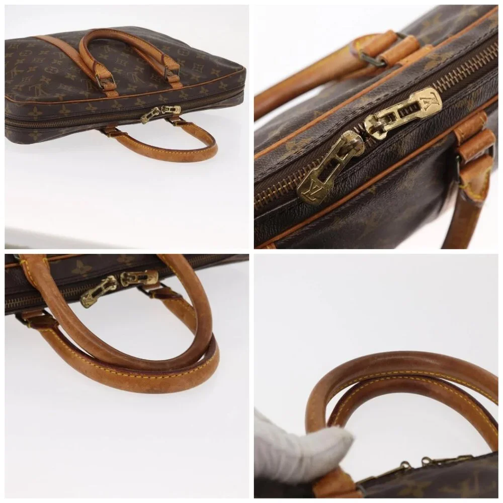 LOUIS VUITTON Monogram Porte Documents Voyage Business Bag M53361 LV Auth ka692